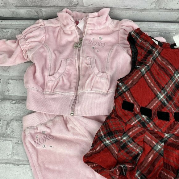 Girls 6-9 Month Dress Leggings  Body Suit 5 Piece - Picture 2 of 4